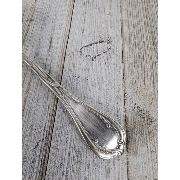 Reed & Barton Modern Art Silverplate 1904 Casserole Berry Spoon 8 3/4" - Picture 6 of 7